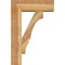 Ekena Millwork Balboa Block Rough Sawn Bracket w/ Offset Brace, Western Red Cedar, 8"W x 24"D x 36"H BKT0806X24X36BOA05RWR - alternate 4